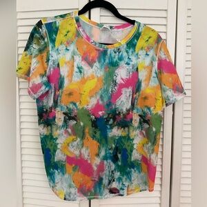 Lulu lemon workout shirt wo,ens sz 10